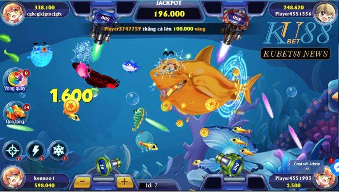 Tổng quan về game bắn cá Kubet88.