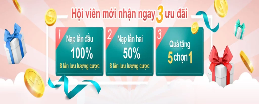 Khuyến mãi nạp khủng dành cho thành viên mới